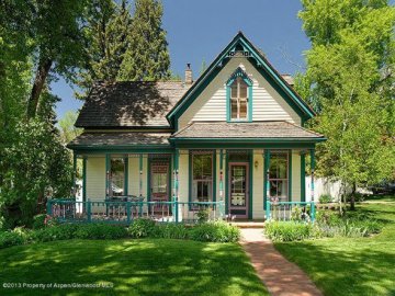 232 E. Bleeker St, Aspen, CO 81611: Historic Victorian Redeveloped into Townhome/Duplex Property Thumbnail