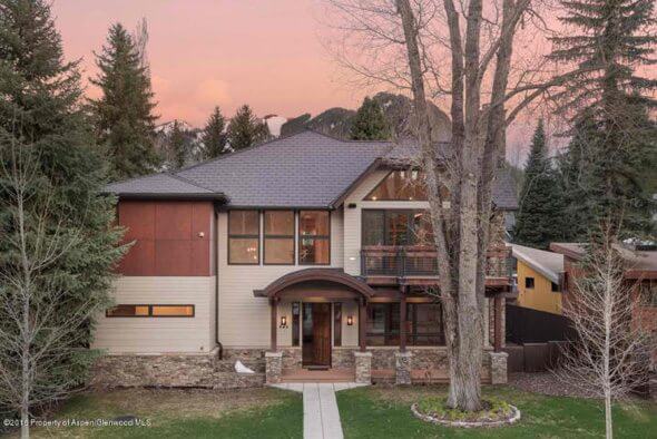 845 Roaring Fork Road on Half Acre Closes at $11.6M/$3,608 sq ft. Image