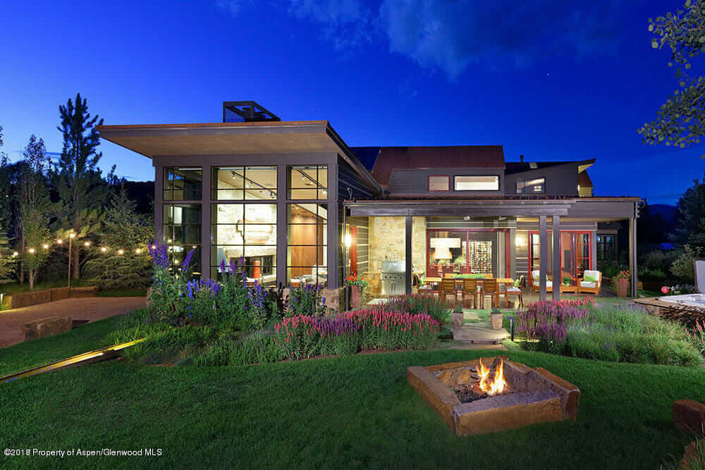 2011 Built Contemporary Home in Old Snowmass Closes at $2.9M/$775 sq ft Furn Image