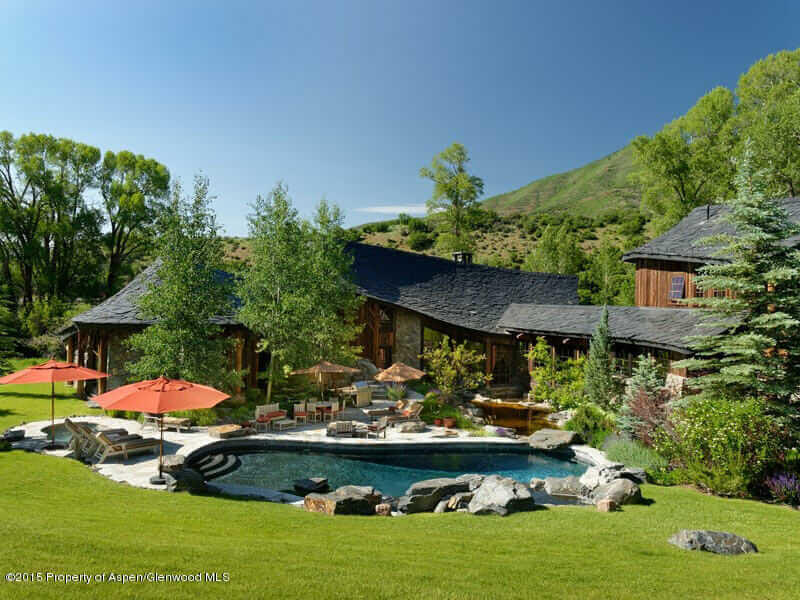Wyly Estate Ranch Auction in Woody Creek Closes at $14.02M with 6 Homes on 244 Acres. Image