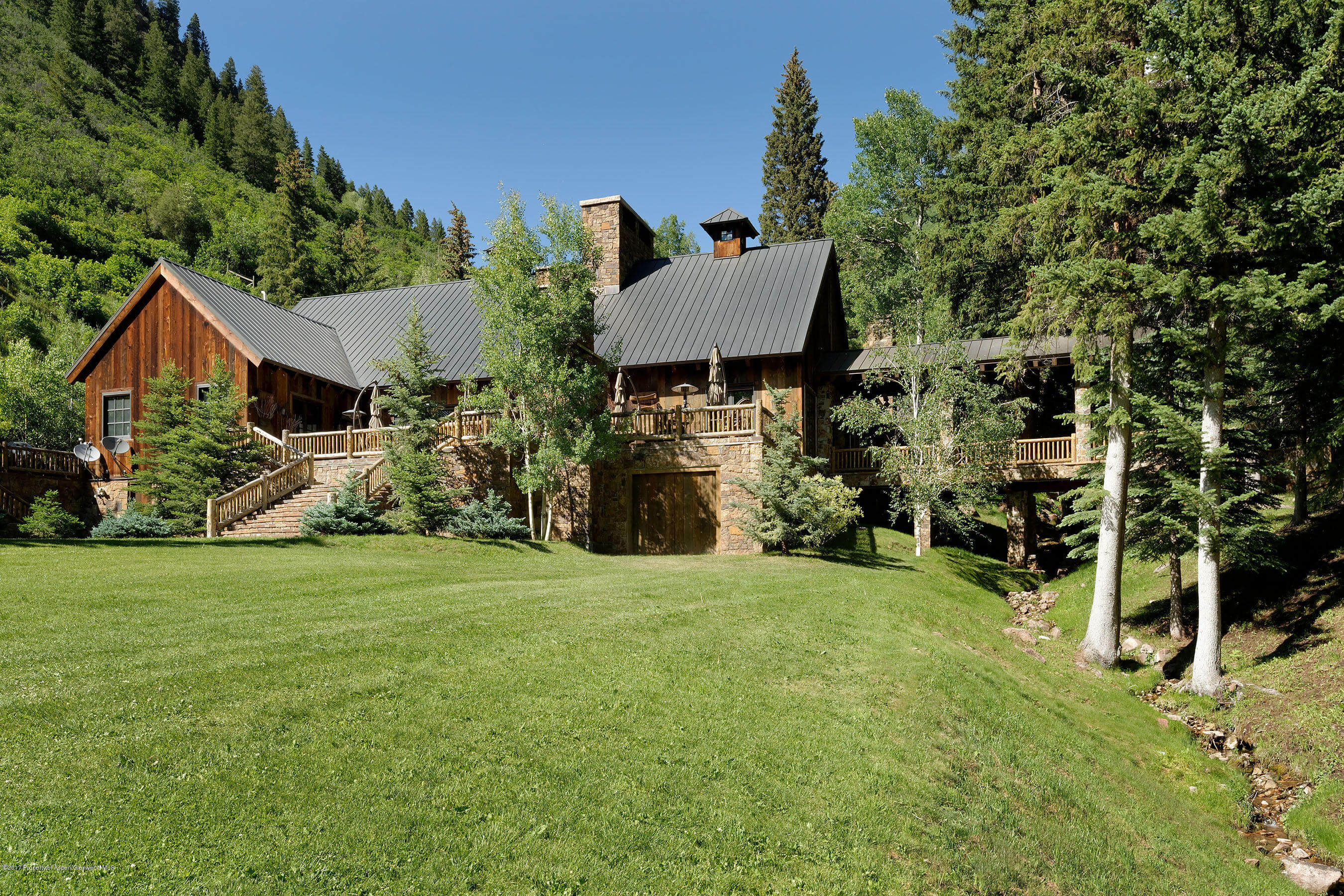 Most Extraordinary Woody Creek Cabin on 14 Acres Outside Aspen CO Sells for 6.050MM/827 SF
