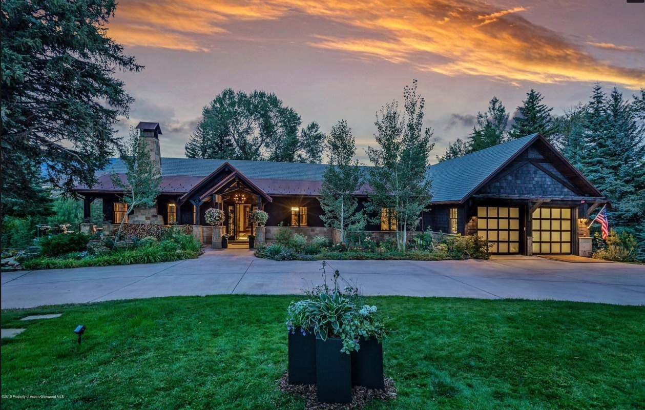 2008 Built Woody Creek Home at 232 Woods Rd Closes at $6MM/$1,110 SF Furn. Image