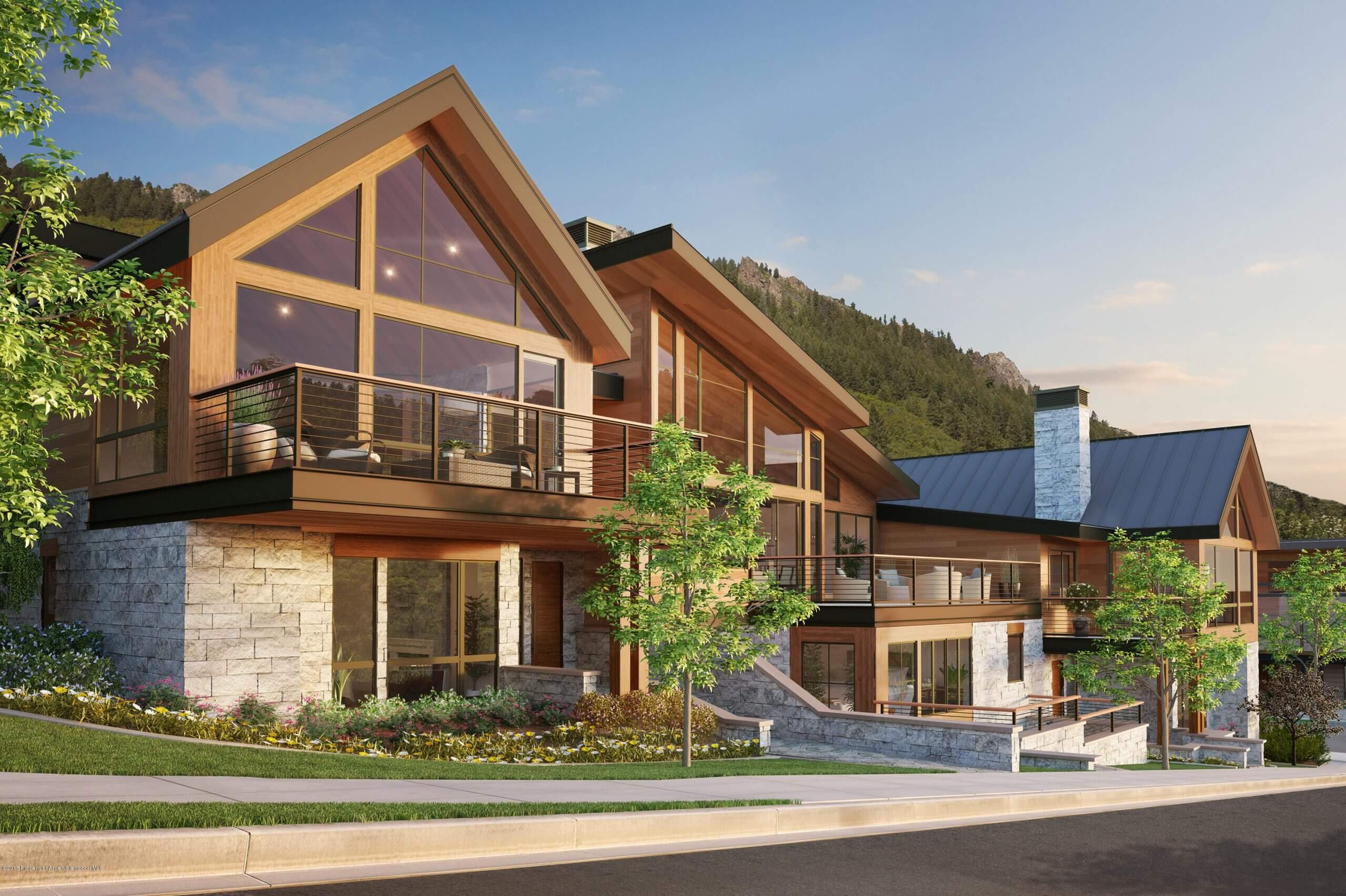 Three OneAspen Townhomes at Lift 1A Base Close at $9.5M/$2,359SF to $11M/$2,731SF Unfurnished Image