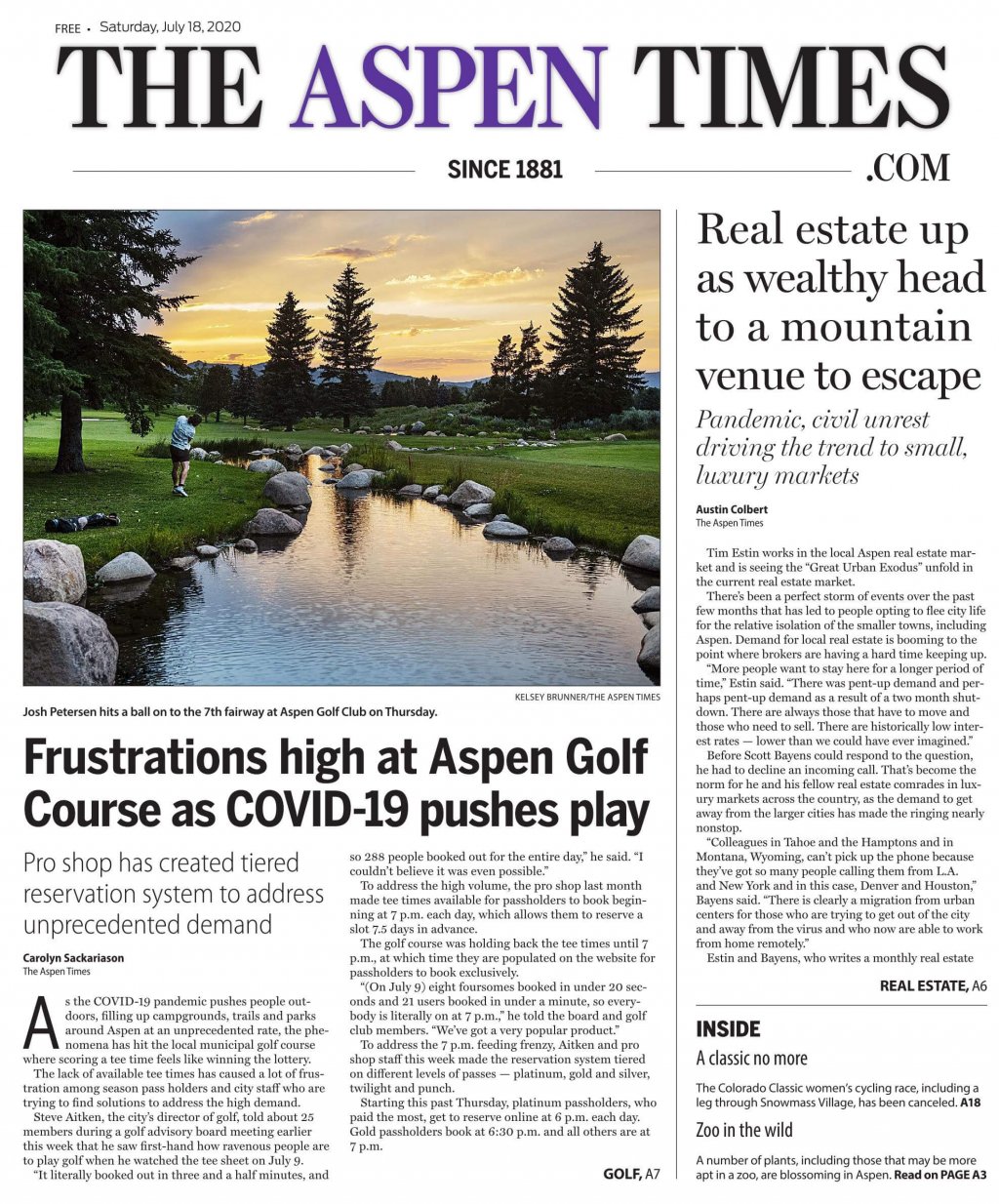 Aspen Real Estate Market Surges – the Great Urban Exodus Image
