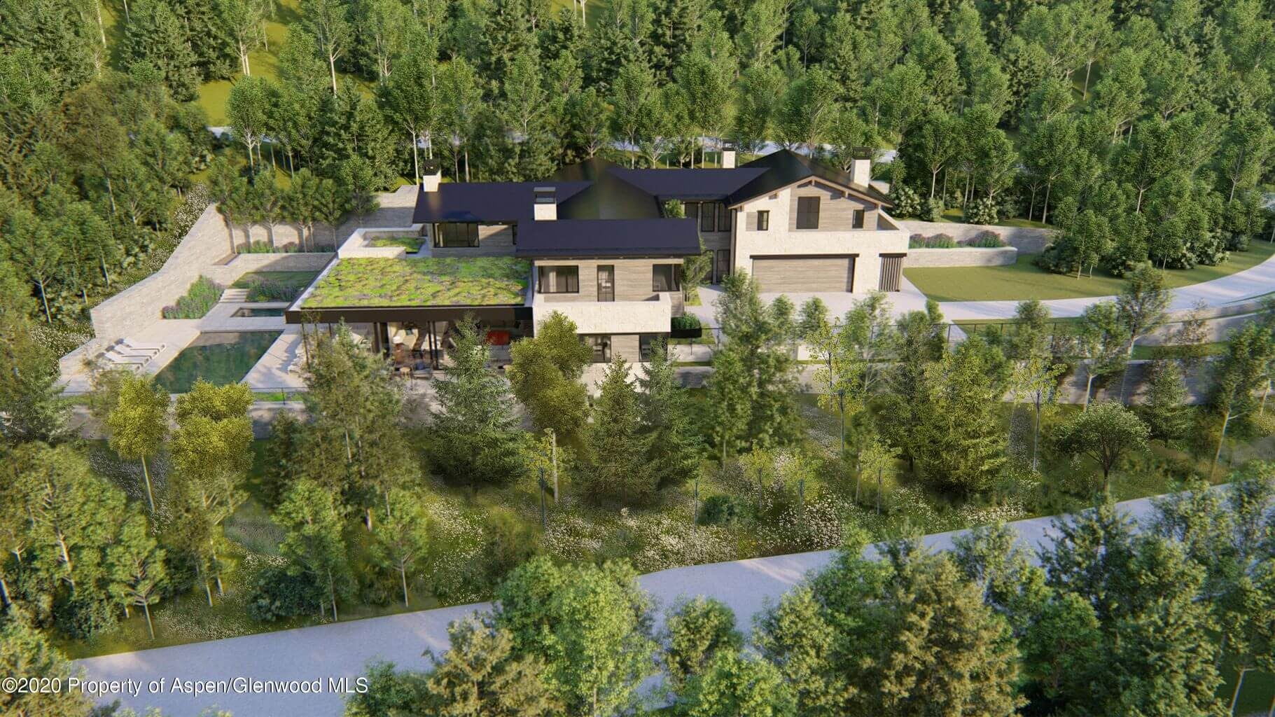 Brand New Fivetrees Aspen Home at 754 Moore Dr Closes at $26.75M/$2,314 SF Furn Image