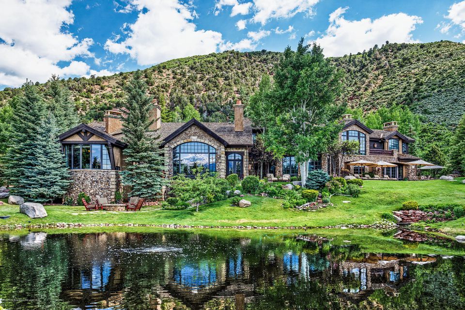 Woody Creek Estate at 120 Running Mare Rd sells for $19.75M/$1,620 Sq Ft Furn Image