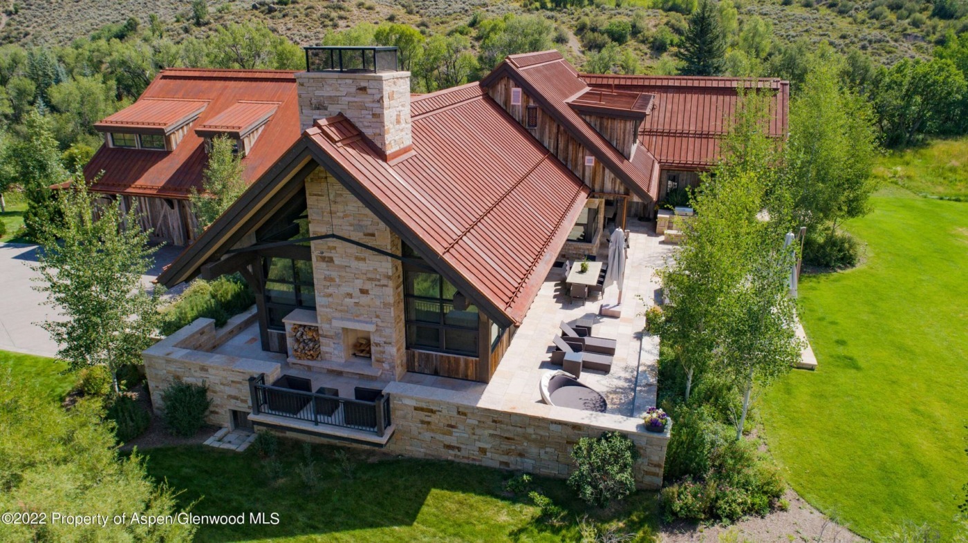 Old Snowmass Modern Ranch Home on 75 Acres in Sells for $19.2M/$3,313 SF Part Furn Image