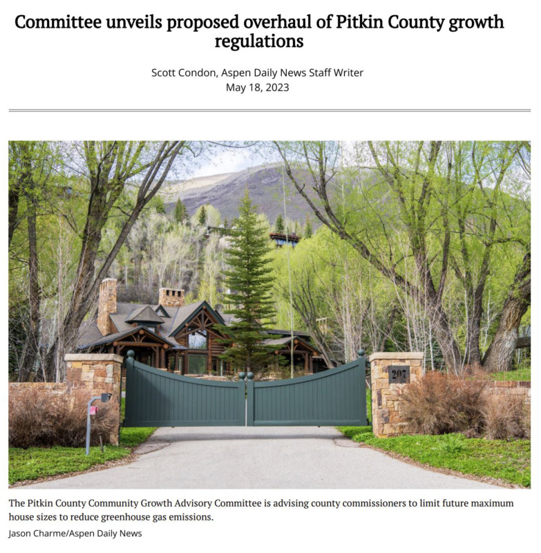 Pitkin County Growth Committee Proposes Changes to Land Use Code & Energy Use Image