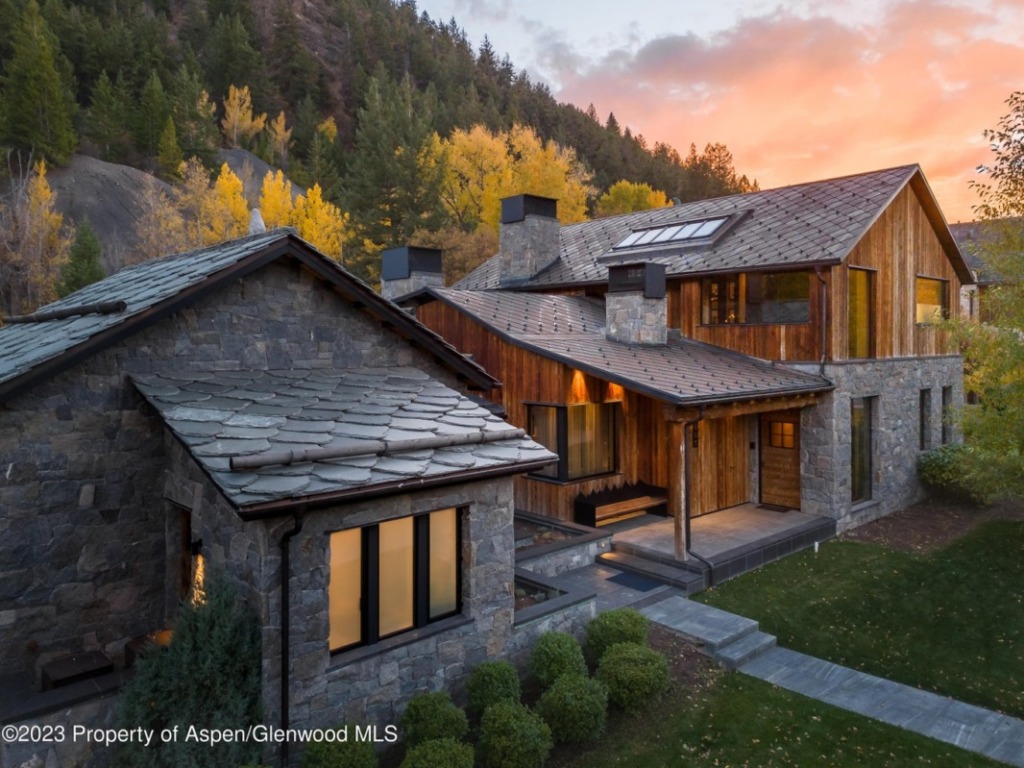 Chalet Style West End Aspen Home at 501 W Hopkins Sells for $36.975M, WSJ Image