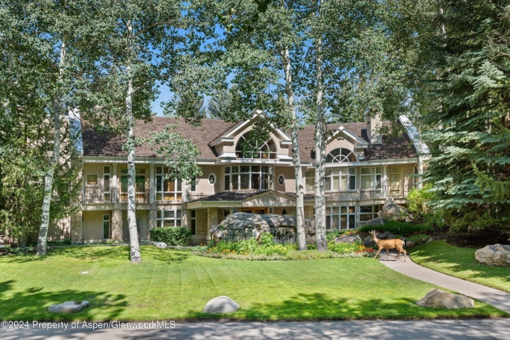 Aspen Club Home at 1430 Crystal Lake Rd Sells for $13.05M/$2,742 SF Furn Image