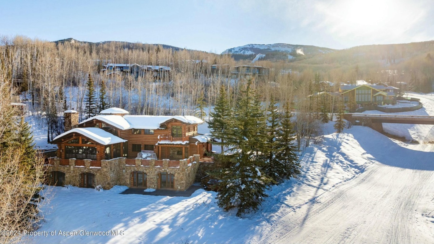 Snowmass Village Ski In/Out Home at 840 Choke Cherry Ln Goes for $16.6M/$2,920 SF Furn Image