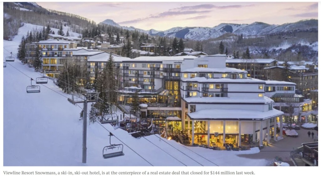 Snowmass’s Viewline Lodge Property Sells for $144M, ADN Image