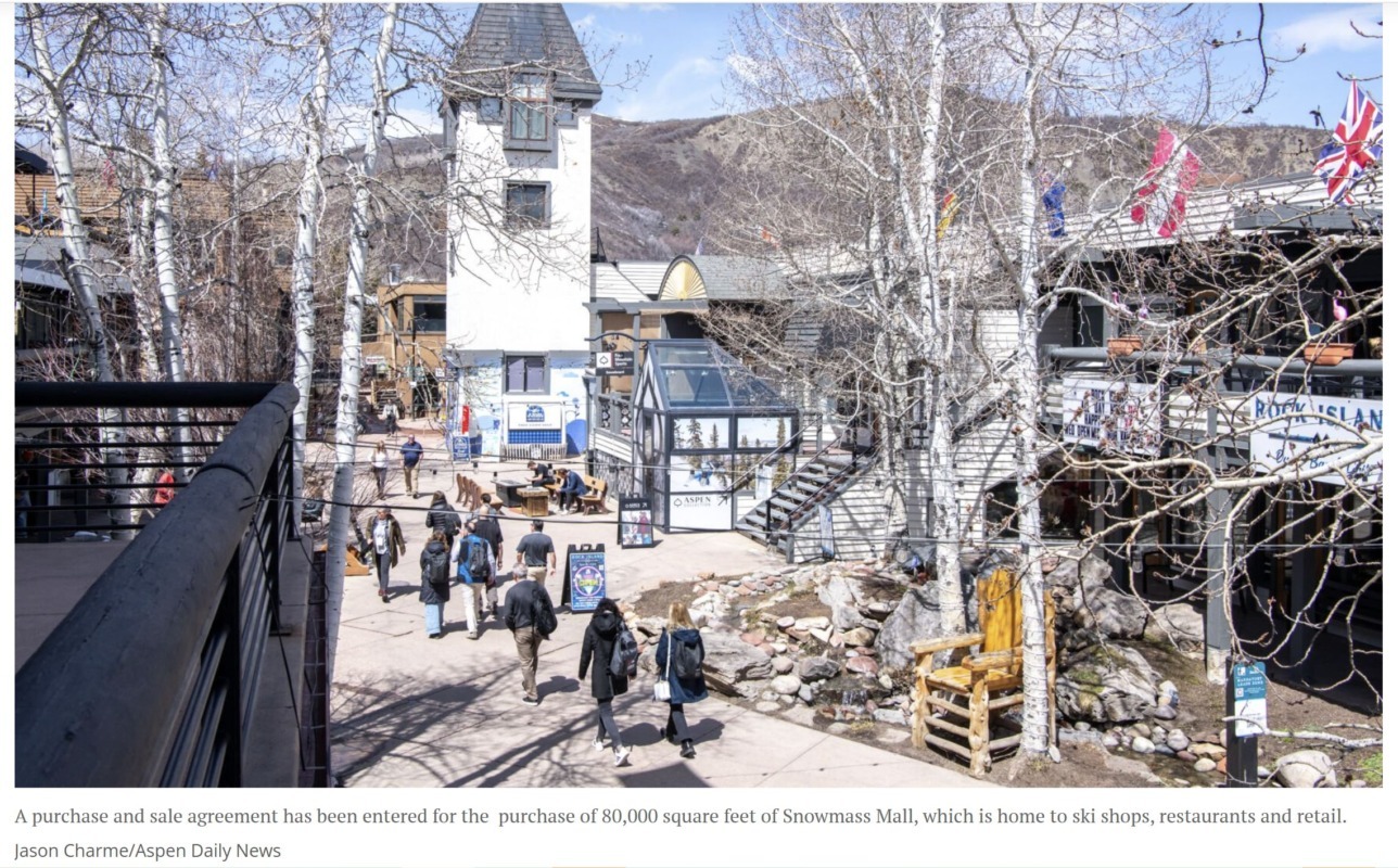 Another Big Snowmass Village Commercial Real Estate Deal as the Village Mall Goes Under Contract Image